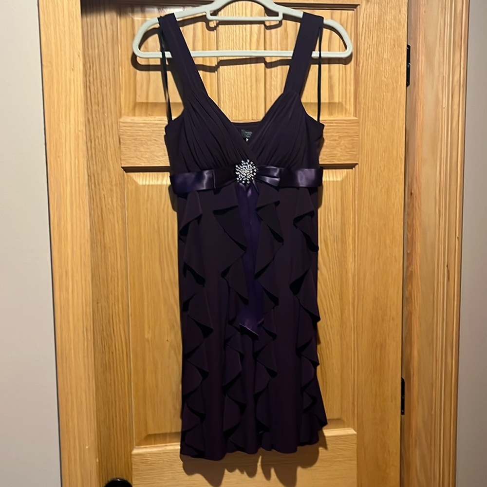 Dressbarn Plum Short Formal Dress